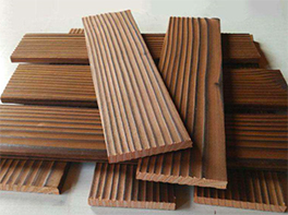 炭化木板